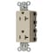 Hubbell Wiring Device-Kellems Straight Blade Receptacle, 5-20R, 20 A, 125V AC, 2 Pole, 3 Wire, Flush Mount, Grounded SNAP2162IA - alternate 1